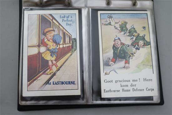 Eastbourne postcards - late Victorian, Edward VII, George V and later,